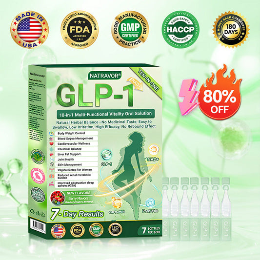 50%OFF! LAST SOLD TODAY!! ❤ Official Store🍀NATRAVOR®10-in-1 Multi-Functional Vitality Oral Solution👩‍❤️‍👨(Just once a day,visible changes in 7 days)✅For obesity,cardiovascular health,diabetes,sleep apnea,Gut Health,joint issues,and more